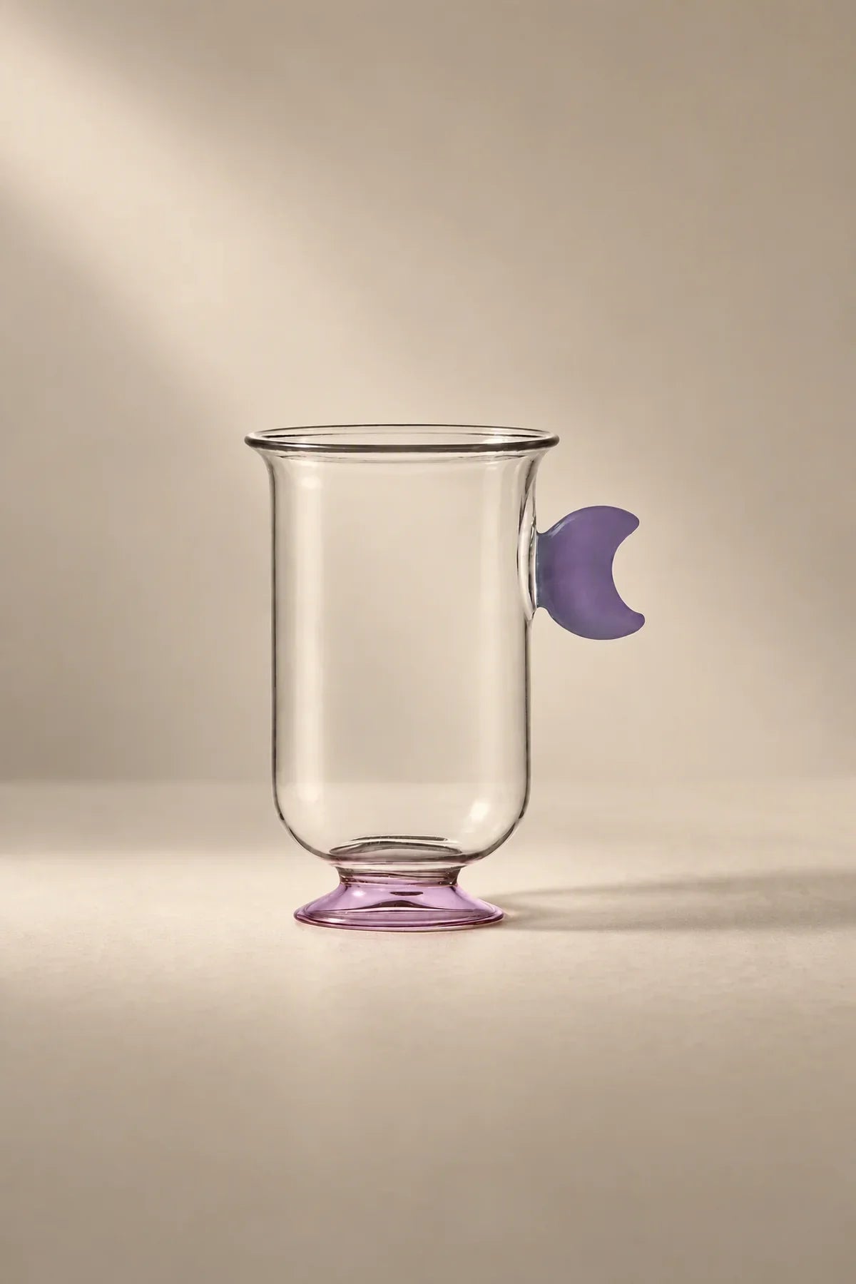 Moonlit Dream Multi-Color Borosilicate Glass Footed Mug
