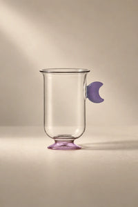 Moonlit Dream Multi-Color Borosilicate Glass Footed Mug