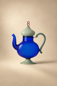 Oriental Dream Multi-Color Glass Teapot