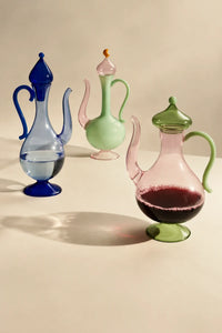 Oriental Dream Multi-Color Glass Teapot