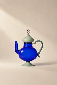 Oriental Dream Multi-Color Glass Teapot