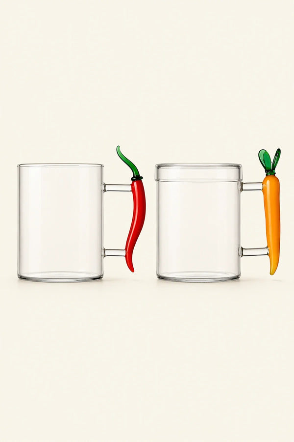 Greenhouse Study Clear Borosilicate Glass Mug