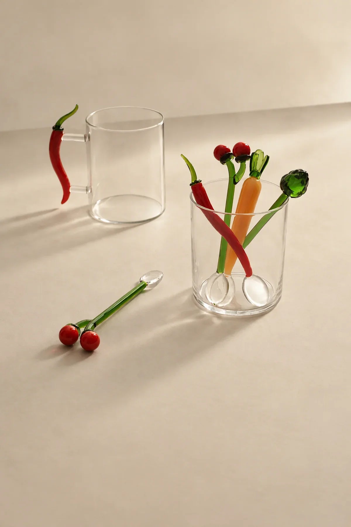 Greenhouse Study Clear Borosilicate Glass Mug