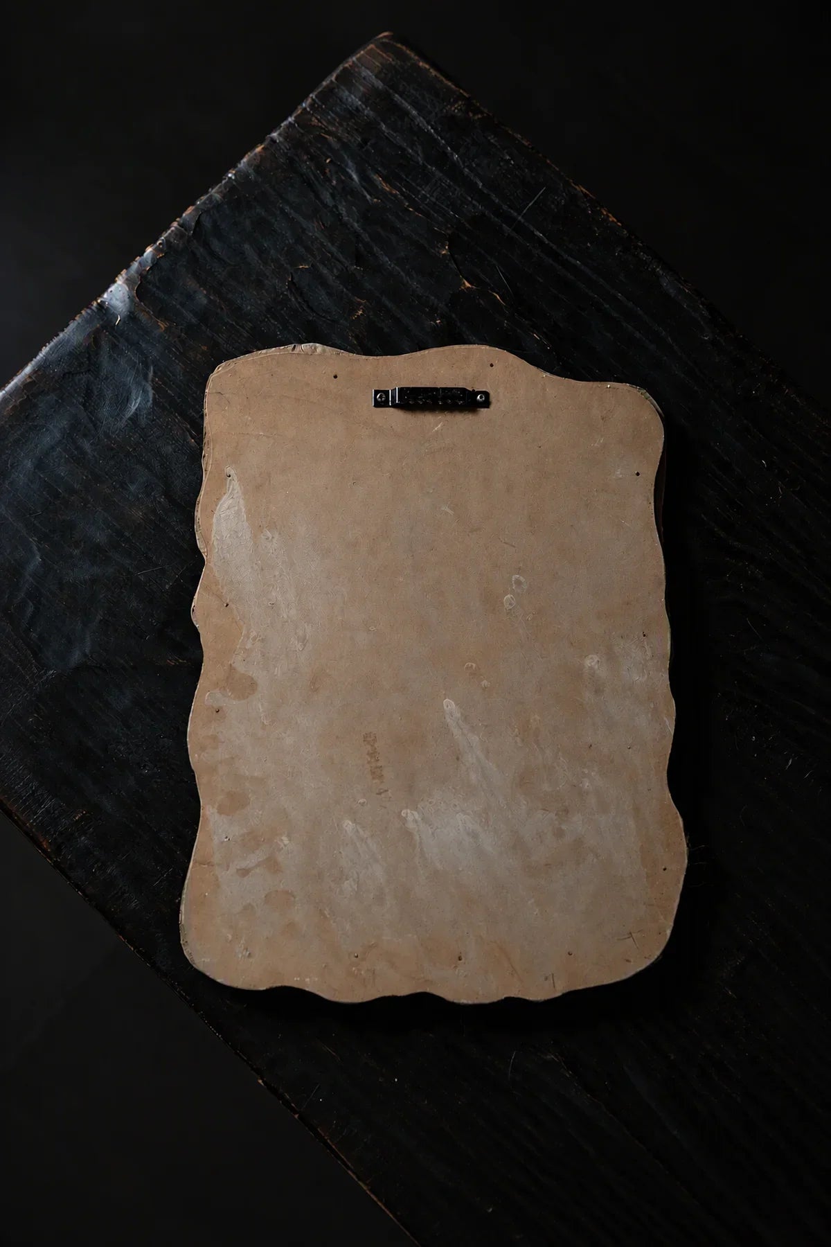 Earthbound Form Stone-Look Resin Decorative Mirror