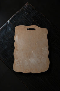 Earthbound Form Stone-Look Resin Decorative Mirror