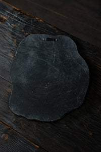 Earthbound Form Stone-Look Resin Decorative Mirror