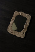 Earthbound Form Stone-Look Resin Decorative Mirror