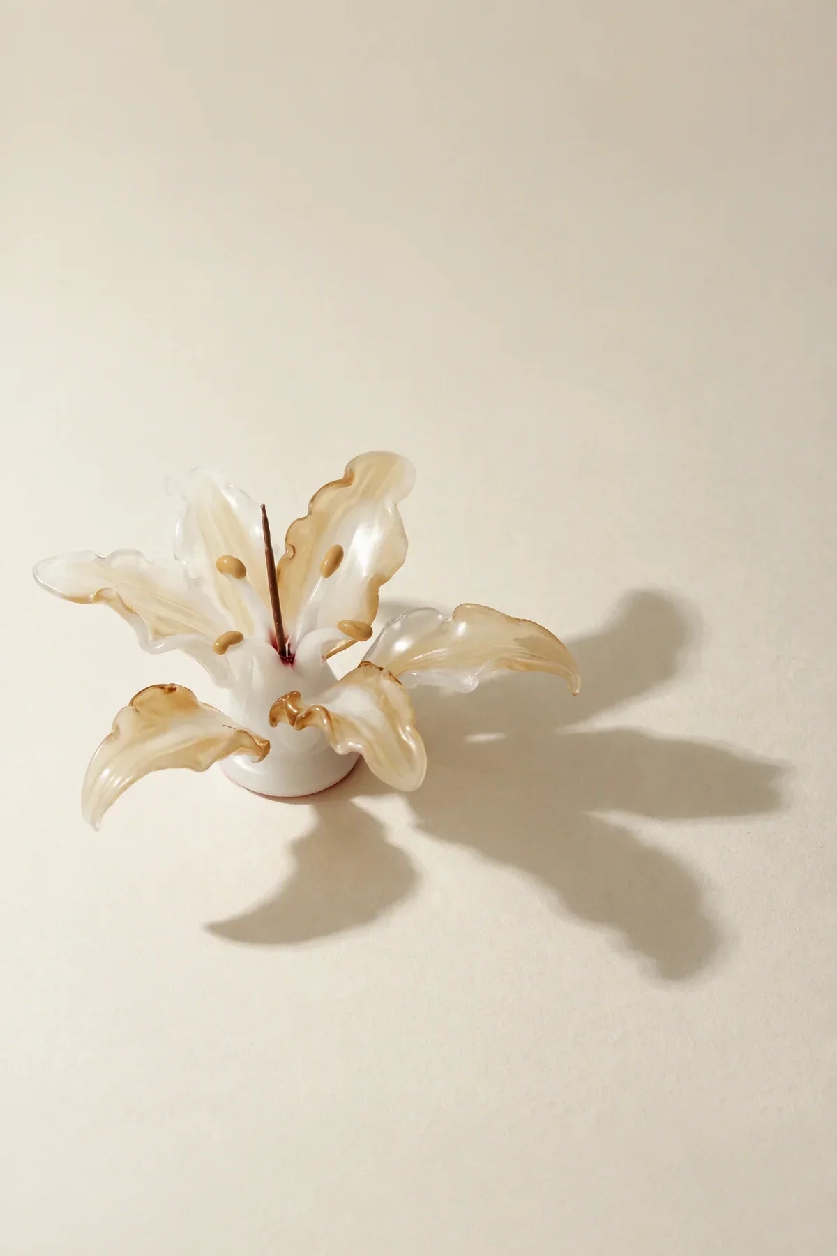 Wild Meadow Blush Glass Incense Holder