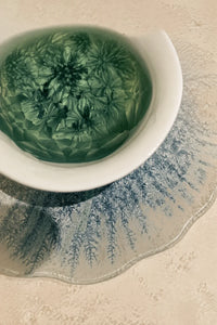 Meadow Frost Green-Blue Glazed Ceramic Tea Set