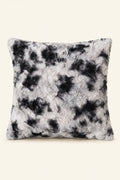 Stormy Mist Grey Faux Fur Cushion Cover