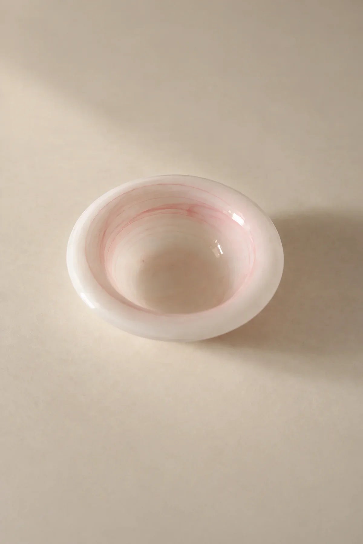 Soft Orbit Pastel Glass Dessert Bowl