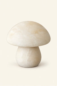 Forest Spore Ivory Alabaster Stone Table Lamp