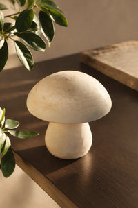 Forest Spore Ivory Alabaster Stone Table Lamp