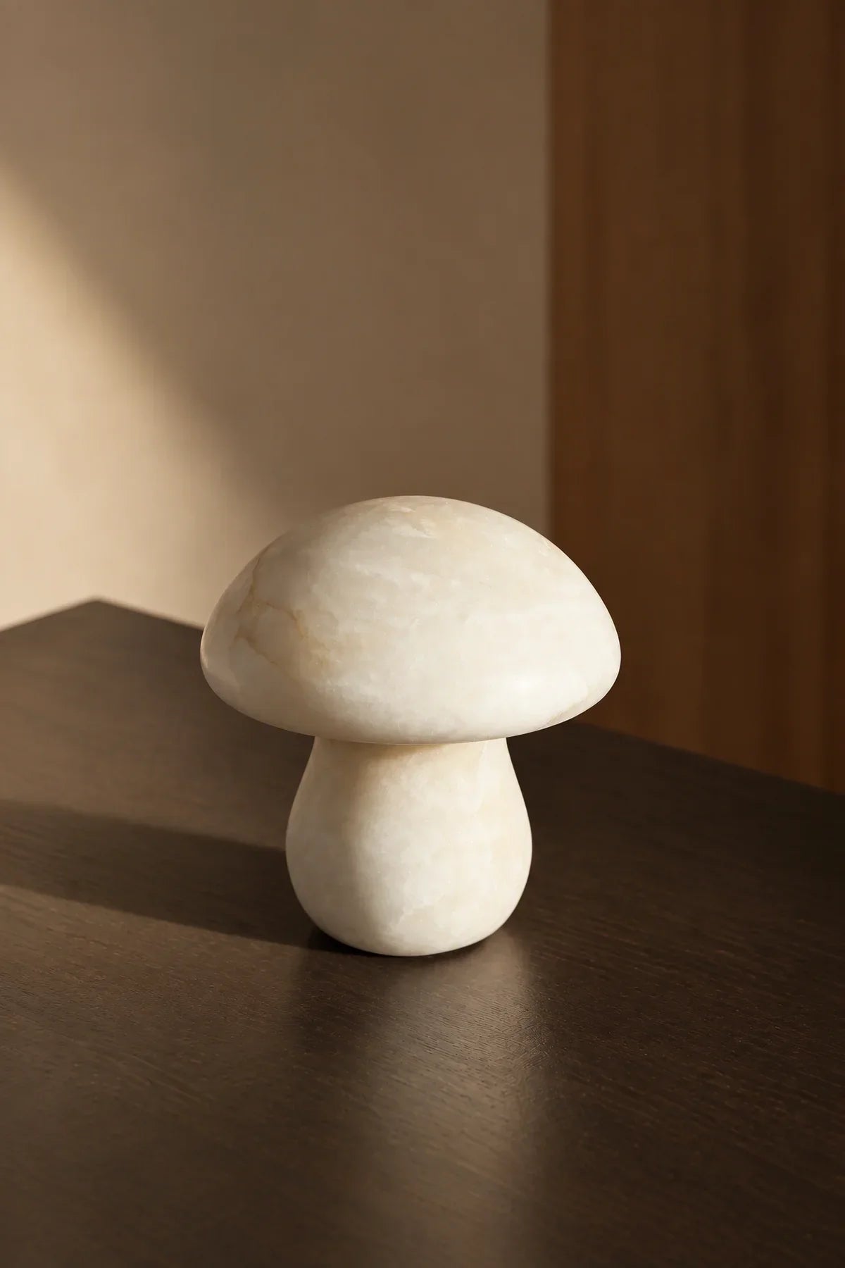 Forest Spore Ivory Alabaster Stone Table Lamp
