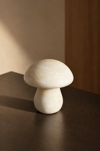 Forest Spore Ivory Alabaster Stone Table Lamp