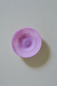 Sorbet Halo Pastel Frosted Glass Dessert Plate