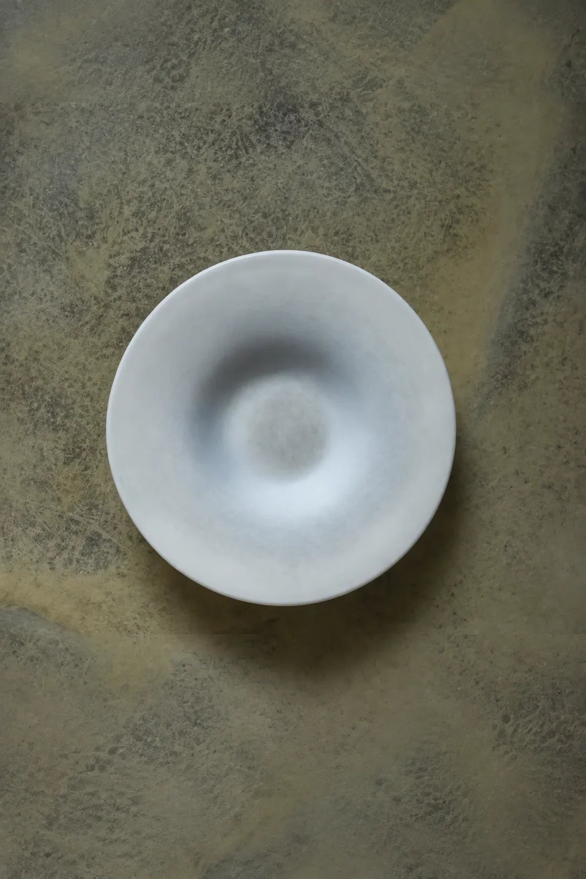 Sorbet Halo Pastel Frosted Glass Dessert Plate