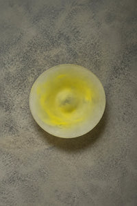 Sorbet Halo Pastel Frosted Glass Dessert Plate