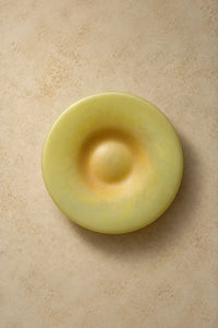 Sorbet Halo Pastel Frosted Glass Dessert Plate