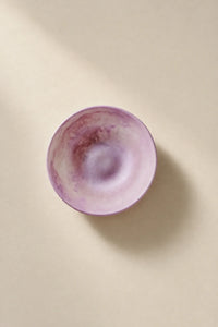 Sorbet Halo Pastel Frosted Glass Dessert Plate