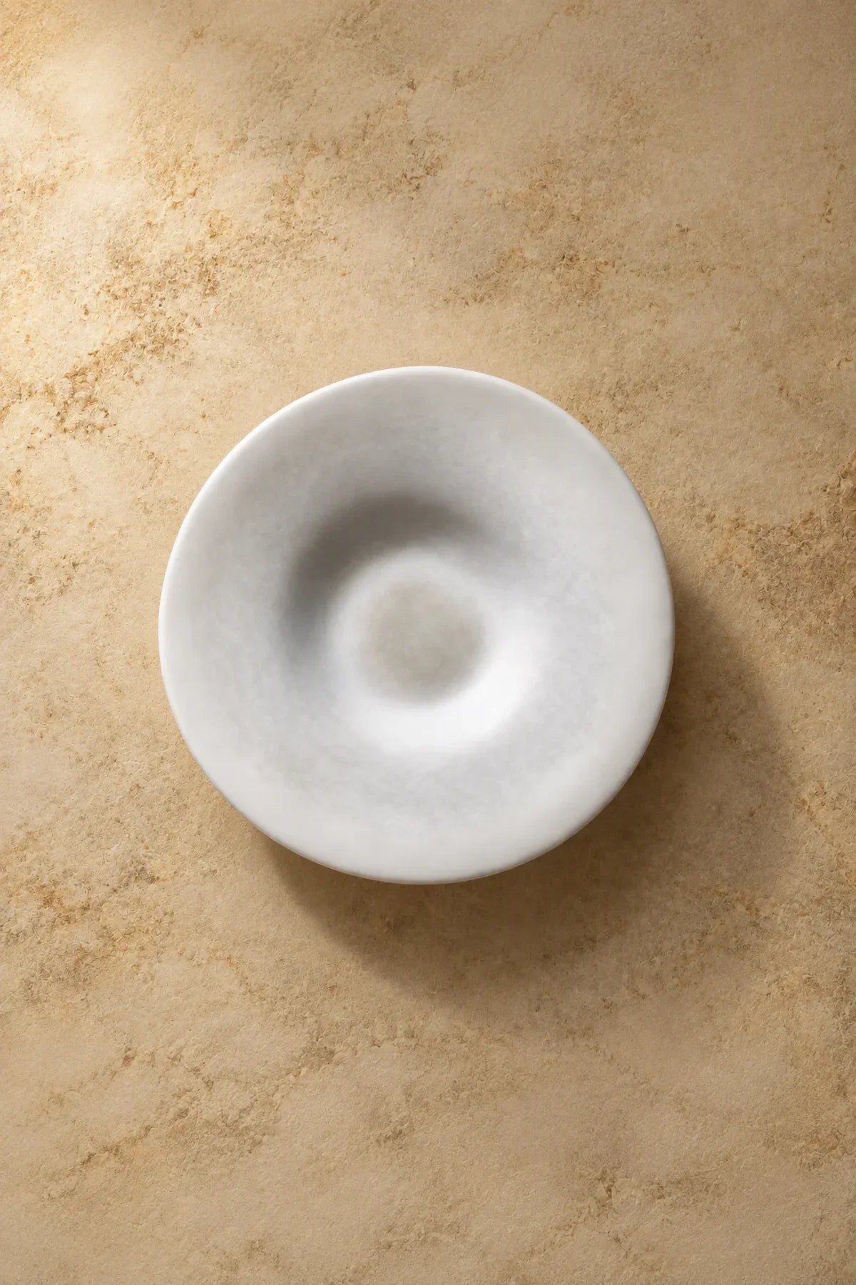 Sorbet Halo Pastel Frosted Glass Dessert Plate