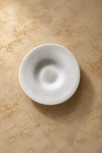 Sorbet Halo Pastel Frosted Glass Dessert Plate