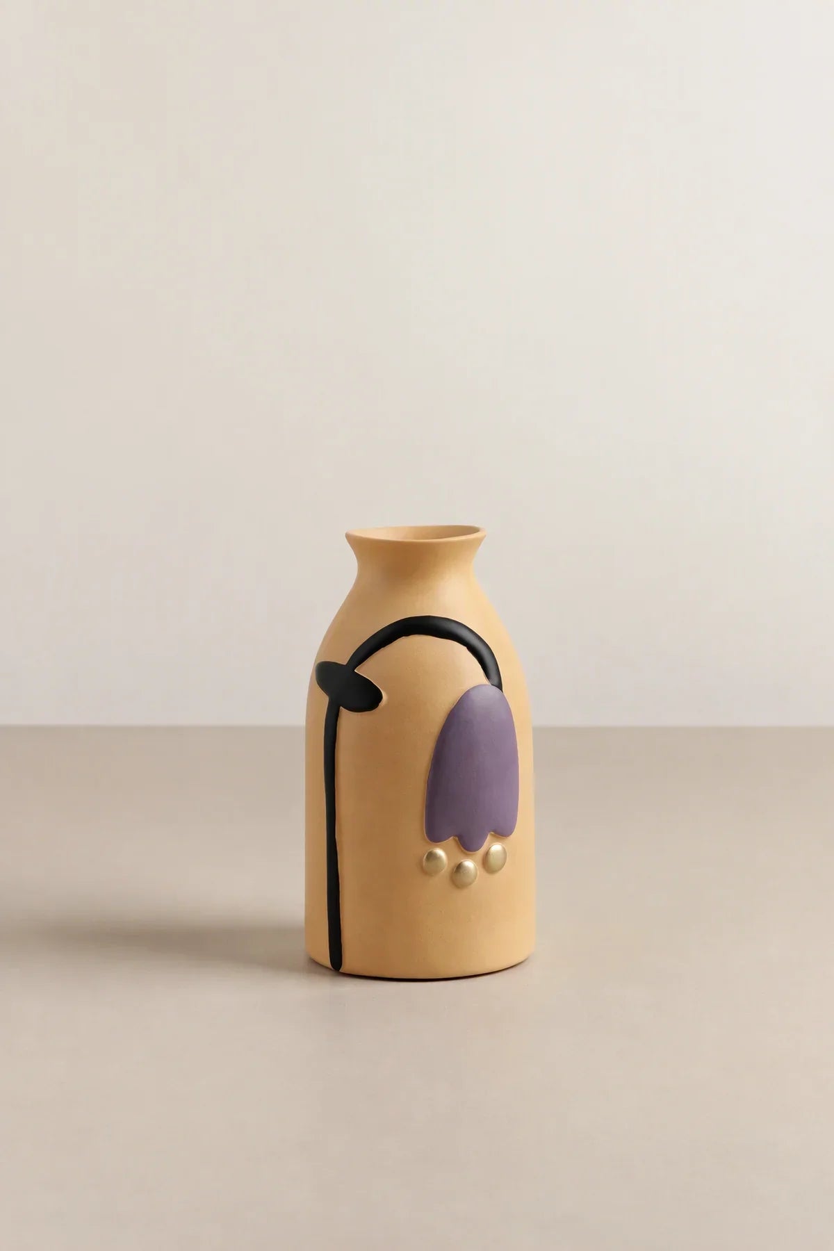 Studio Picnic Painted Ceramic Flower Vase