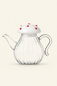 Forest Fable Clear Glass Teapot