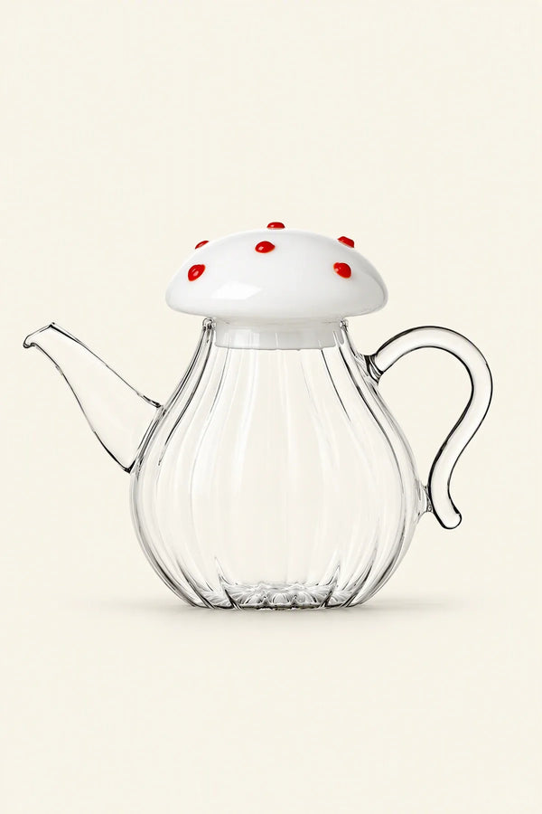 Forest Fable Clear Glass Teapot