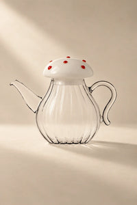 Forest Fable Clear Glass Teapot