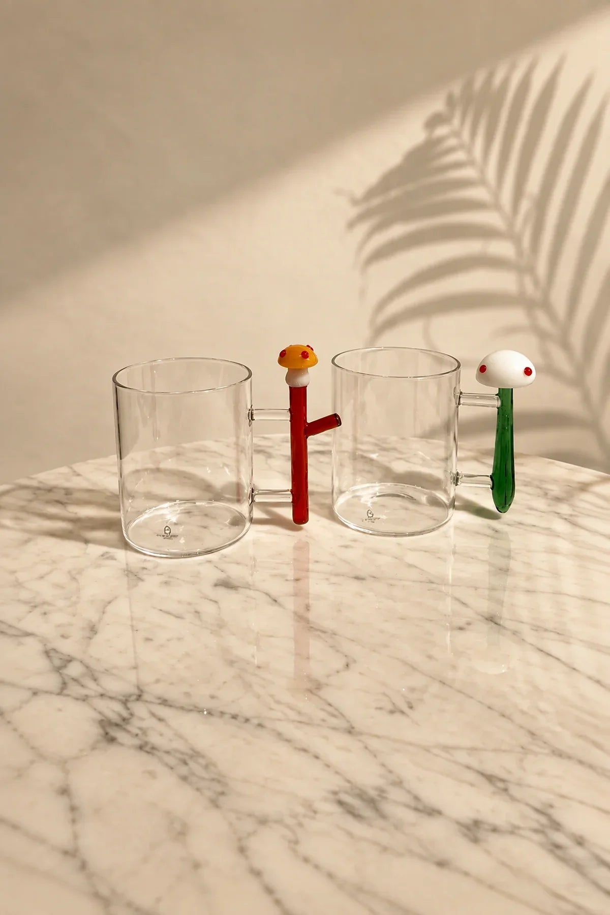 Fairy Ring Clear Borosilicate Glass Mug