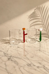 Fairy Ring Clear Borosilicate Glass Mug