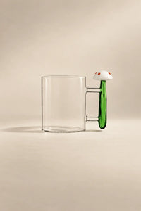 Fairy Ring Clear Borosilicate Glass Mug