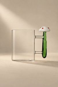 Fairy Ring Clear Borosilicate Glass Mug
