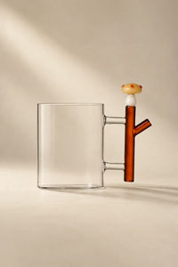 Fairy Ring Clear Borosilicate Glass Mug