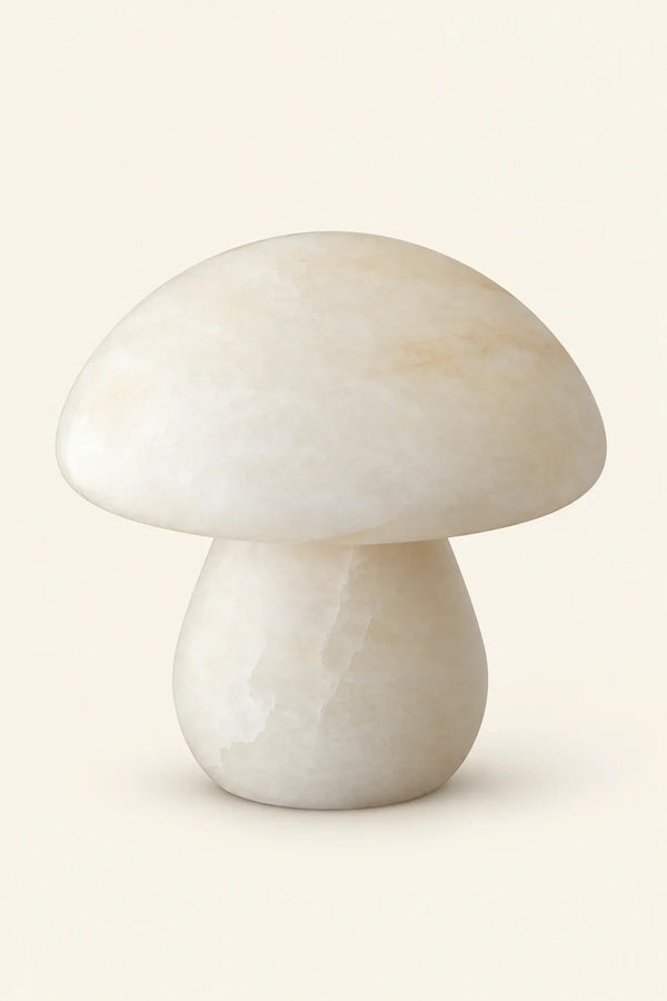 Forest Spore Ivory Alabaster Stone Table Lamp