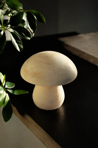 Forest Spore Ivory Alabaster Stone Table Lamp