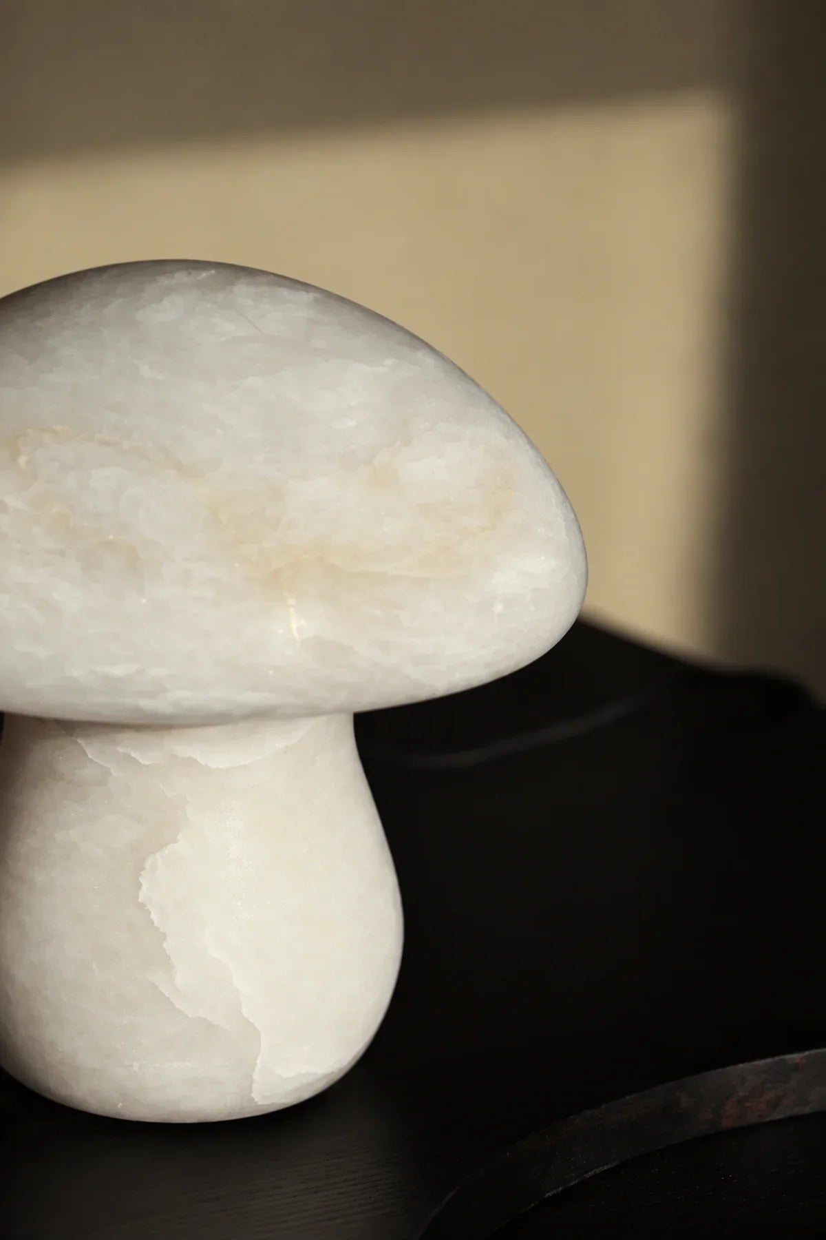 Forest Spore Ivory Alabaster Stone Table Lamp