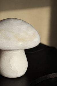 Forest Spore Ivory Alabaster Stone Table Lamp