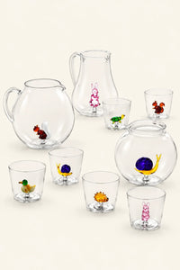 Glass Menagerie Clear Glass Cup
