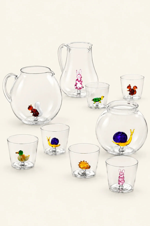 Glass Menagerie Clear Glass Cup