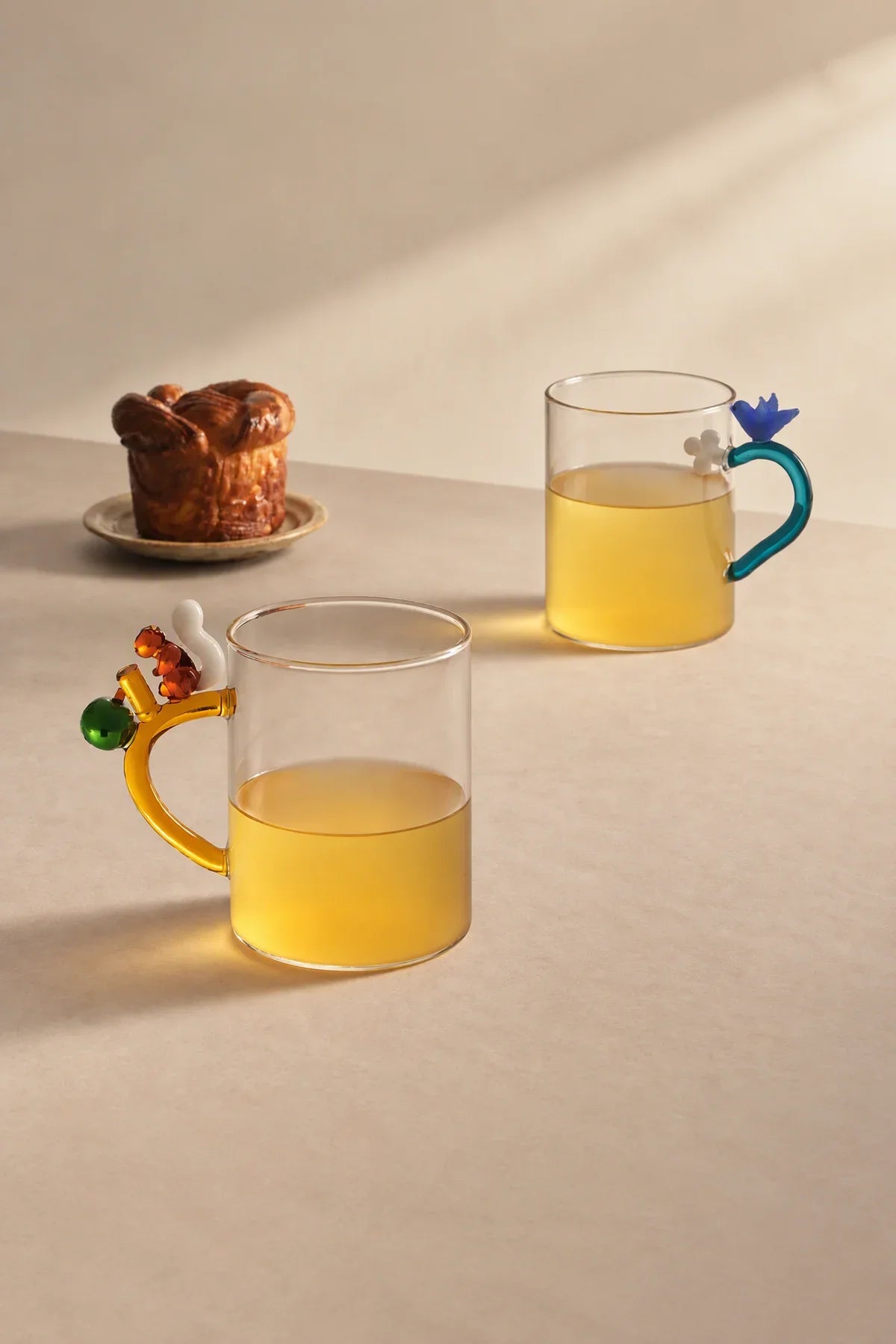 Storybook Nature Multi-Color Glass Coffee Cup