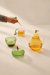 Storybook Nature Multi-Color Glass Coffee Cup