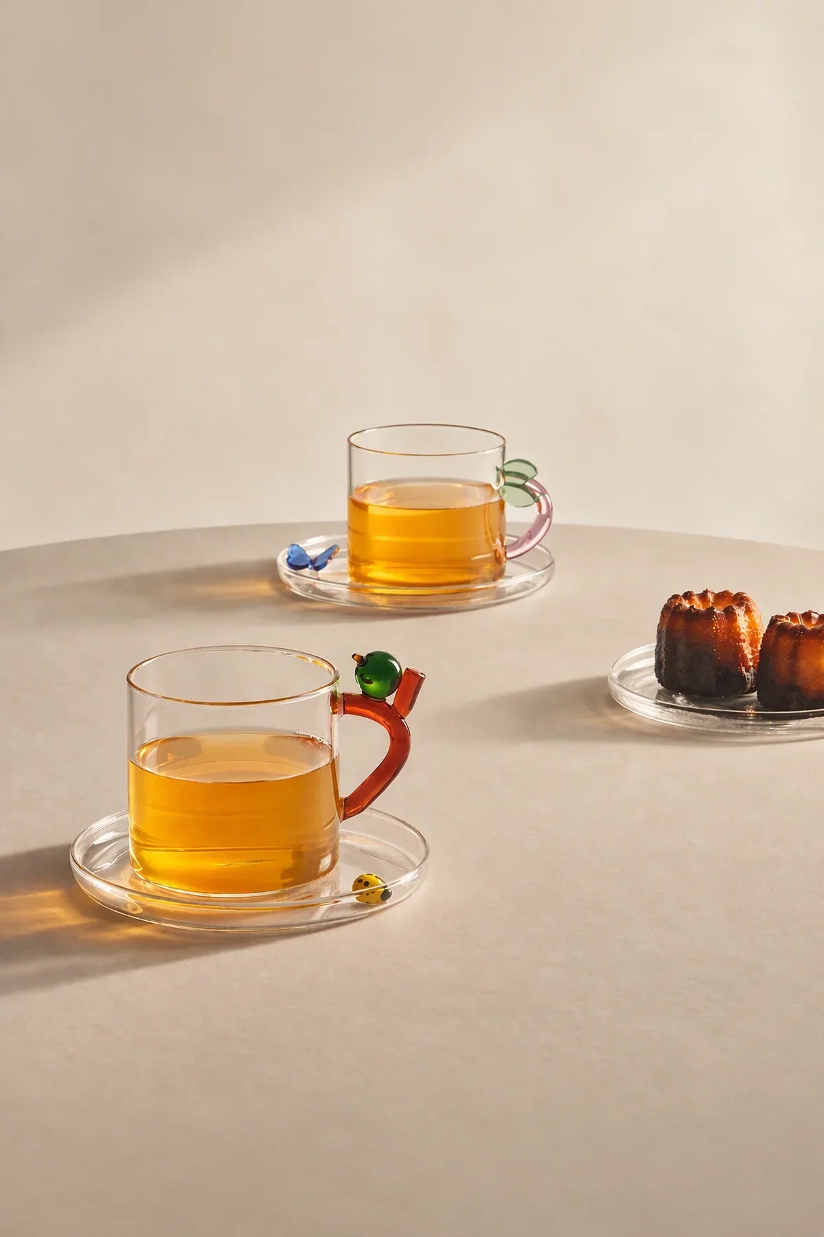 Storybook Nature Multi-Color Glass Coffee Cup