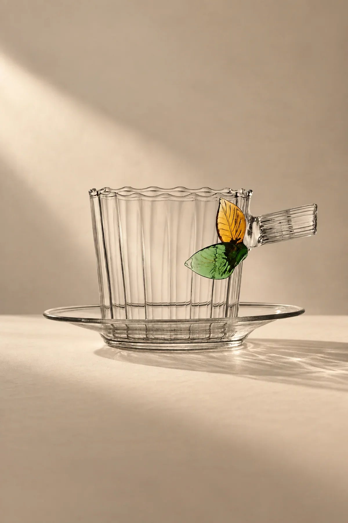Storybook Nature Multi-Color Glass Coffee Cup