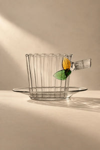 Storybook Nature Multi-Color Glass Coffee Cup