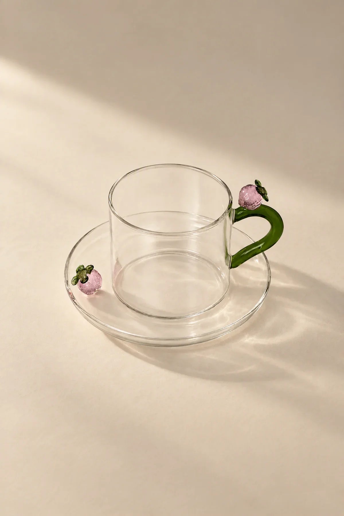 Storybook Nature Multi-Color Glass Coffee Cup