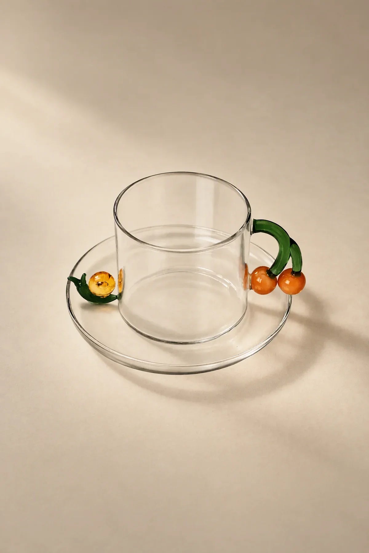 Storybook Nature Multi-Color Glass Coffee Cup