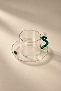Storybook Nature Multi-Color Glass Coffee Cup