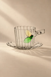 Storybook Nature Multi-Color Glass Coffee Cup